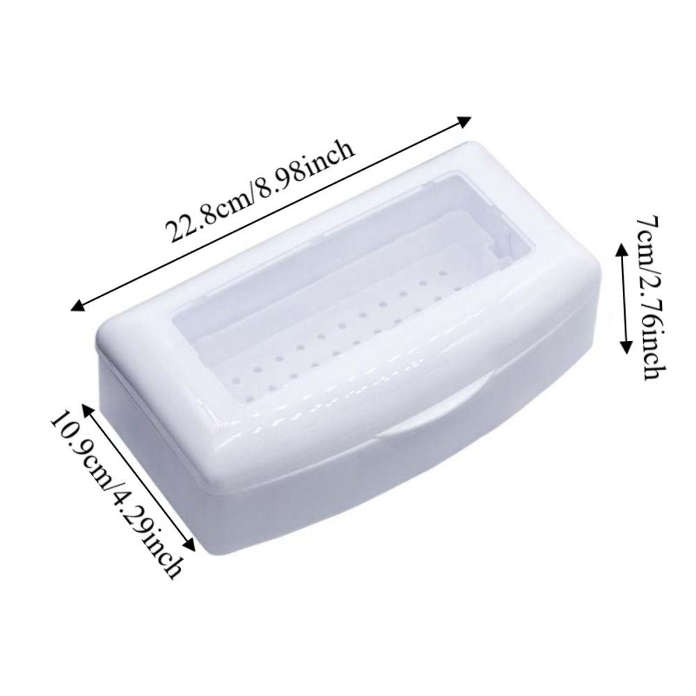 Storage Box Nail Sterilizer Tray Detachable Manicure Implement Sanitize Tool Nail Art Salon
