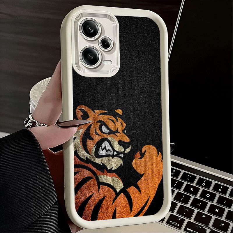Чехол для телефона 'Мощное животное' для Xiaomi Poco X7 X6 X5 Pro X4 Gt X3 F7 Ultra M8 M7 Redmi 15C 15 14C 13 13C 12 12C 10 10C