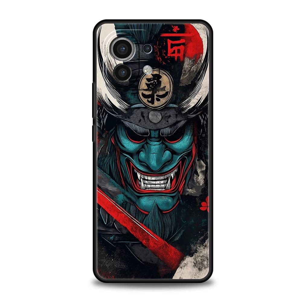 Японский Бусидо Самурай Чехол для Телефона Для Xiaomi Mi 17 15T 15 14 14T 13T 12T Pro 12 13 Lite 5G 11T Poco X6 X7 X5 Pro Мягкая Крышка