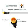 A23I-Ручка газа с полуоборотом Водонепроницаемый разъем Черный 12x9x7см Велосипед Литиевое Преобразование Электровелосипед Усилитель Аксессуары