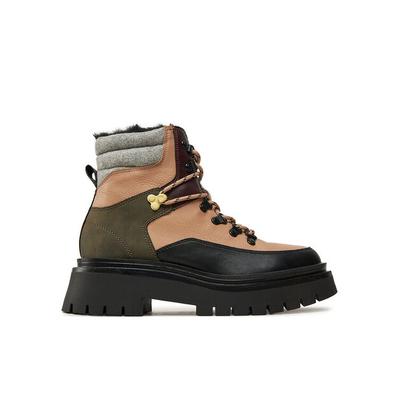 Ботильоны PLS50526 бежевые