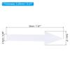 8"x2" Arrow Sticker, 10 Pack PVC Removable Self Adhesive Waterproof Floor Decal Wall Marking Arrow Sign , White