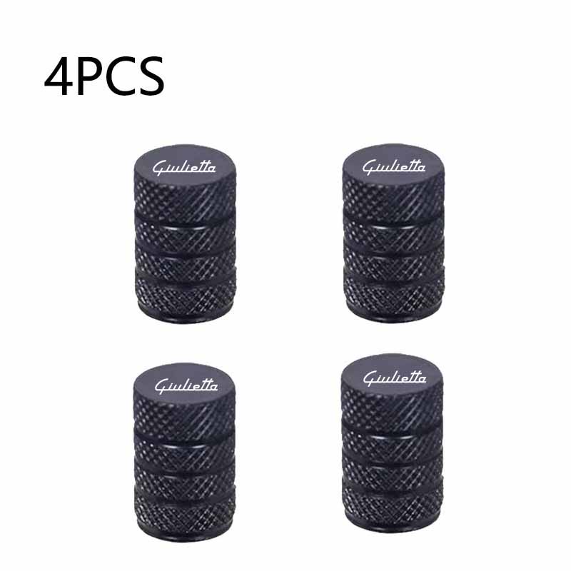 SVMHZ1 For Alfa Romeo Giulietta Accessories Car Wheel Tire Valve Caps Tyre Stem Covers Airdust Waterproof