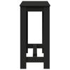 Bartisch Black 102x50x103.5 cm Particleboard
