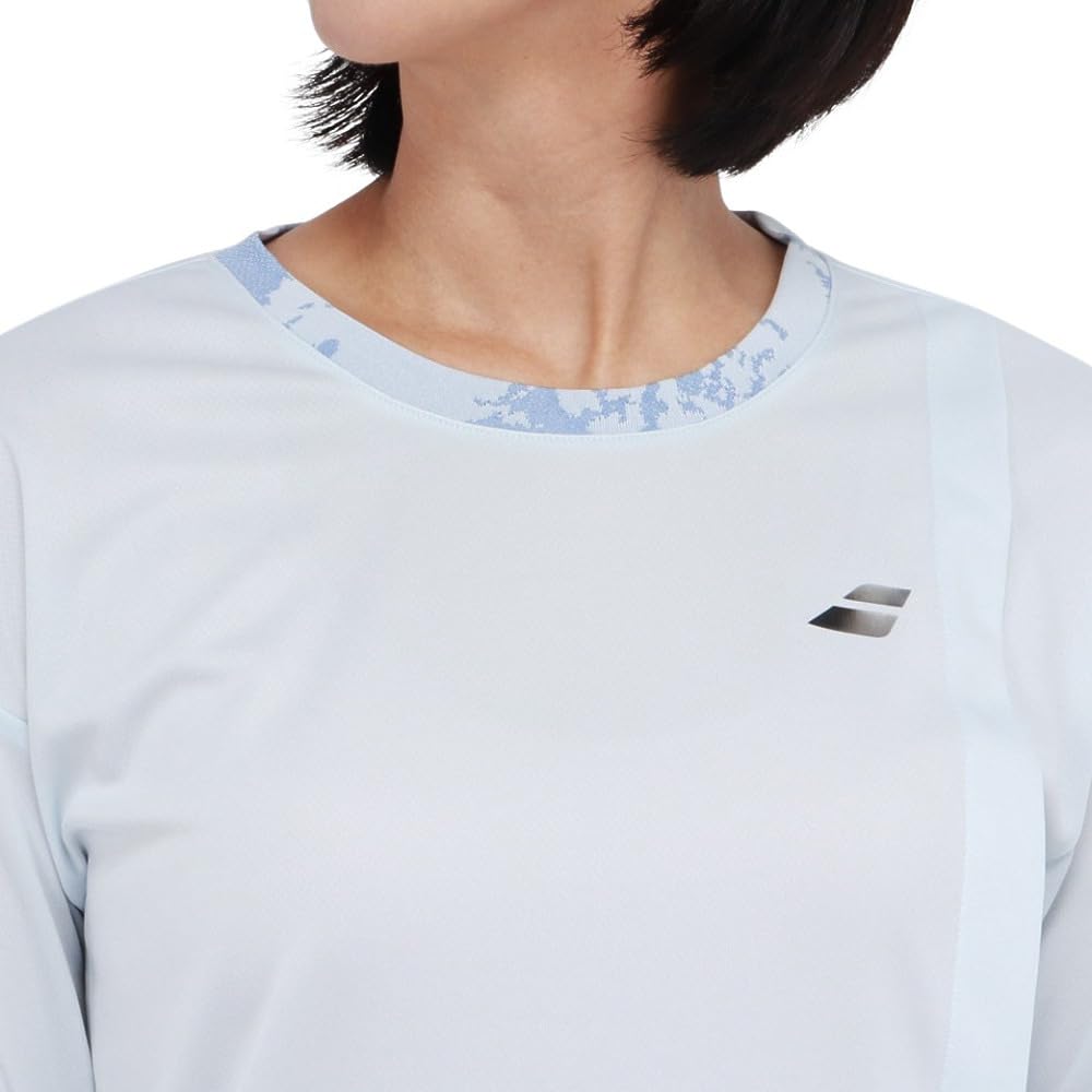 Babolat PLAY Футболка с длинным рукавом Свободный крой Теннисная одежда Женская (BWP6520, 2026SS)