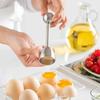 Egg Topper Cutter Stainless Steel Egg Cup Holder Eggshell Opener Cracker Cutter Boiled Egg Shell Opener Scissors Kitchen Gadgets