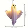 Spooky Ghost Halloween Decoration Waterproof Halloween LED Fabric Hanging Ghost Light for Lawn Garden Home Party Decor