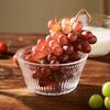 NERVISHI Vintage Embossed Glass Bowl 2-Piece Set