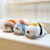 40cm Cute Sushi Seal Plush Toy Lifelike Stuffed Marine Sea Otter Soft Doll Creative Sleeping Pillow Cushion Birthday Gift