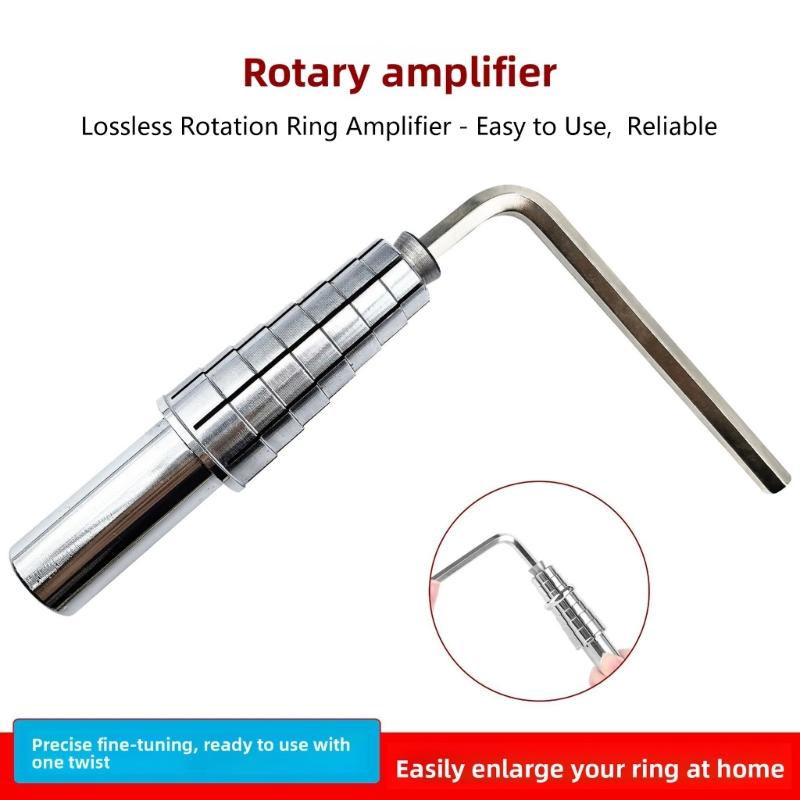 Портативный регулятор размера колец Измеритель размера колец Растяжитель Увеличитель Расширитель для легкого расширения ювелирных изделий Простое управление