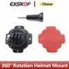 Helmet Base Curved Surface Stickers For GoPro Hero 12 11 10 9 8 7 6 5 4 Insta360 X2 X3 SJCAM DJI Osmo Action Camera Accessories