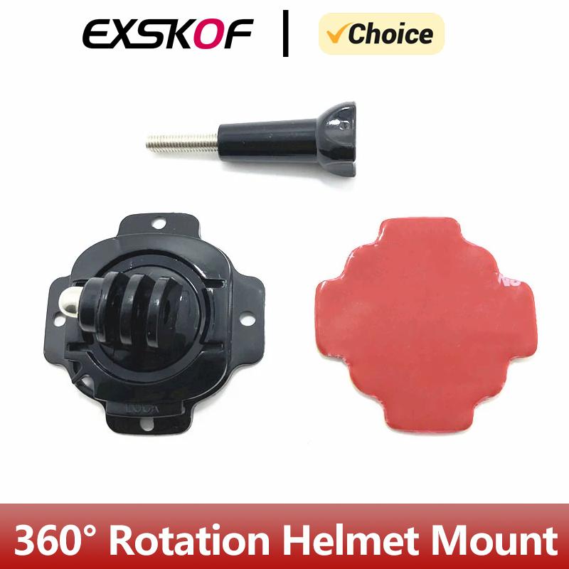 Helmet Base Curved Surface Stickers For GoPro Hero 12 11 10 9 8 7 6 5 4 Insta360 X2 X3 SJCAM DJI Osmo Action Camera Accessories