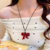 Jewelry Personalized Gifts Heart Pendant Sweater Chain Casual Necklace  For Women Girls