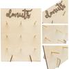 Donut Display Stand Wood Doughnuts Wall Stands Display board for Wedding Party Decoration