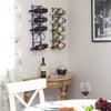 Iron Wine Bottle Holder 5 Layer Wine Display Shelf Versatile Wine Rack  Bathroom