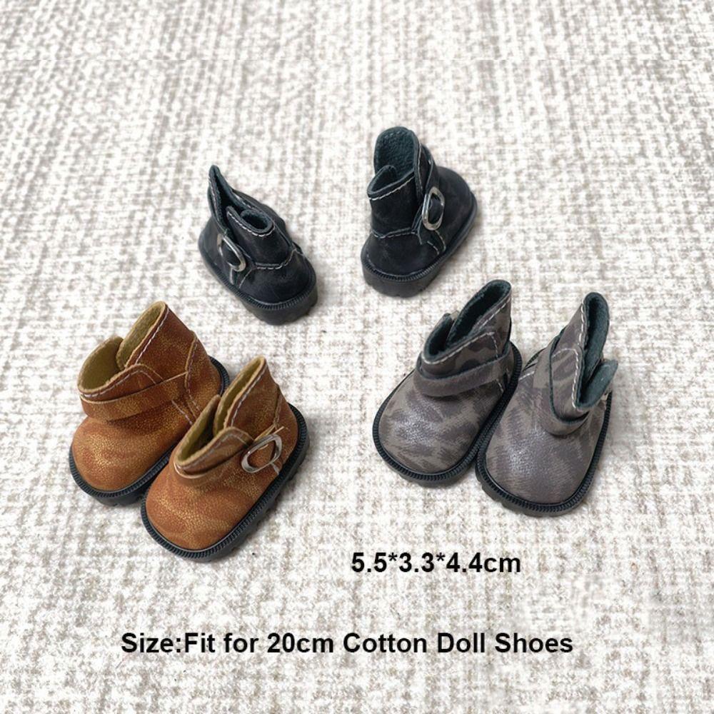 Fashion Doll Colorful Boots PU DIY Doll Gift Toys Doll Clothes Accessories 20cm Cotton Doll