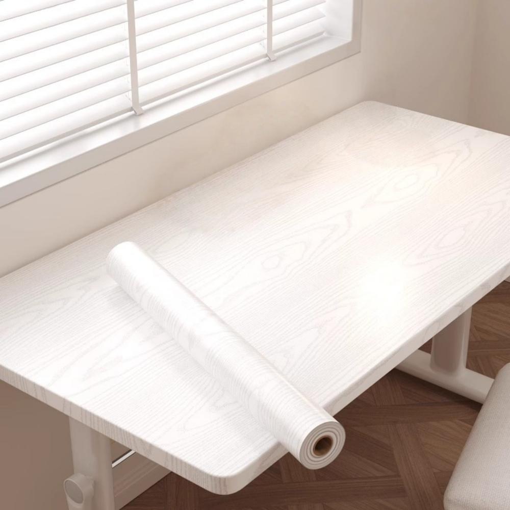 1pc 15.75inX118.11in DIY Self Adhesive Waterproof PVC Wallpaper Renovation Cabinets Furniture Wall Sticker Home Decor Sticky