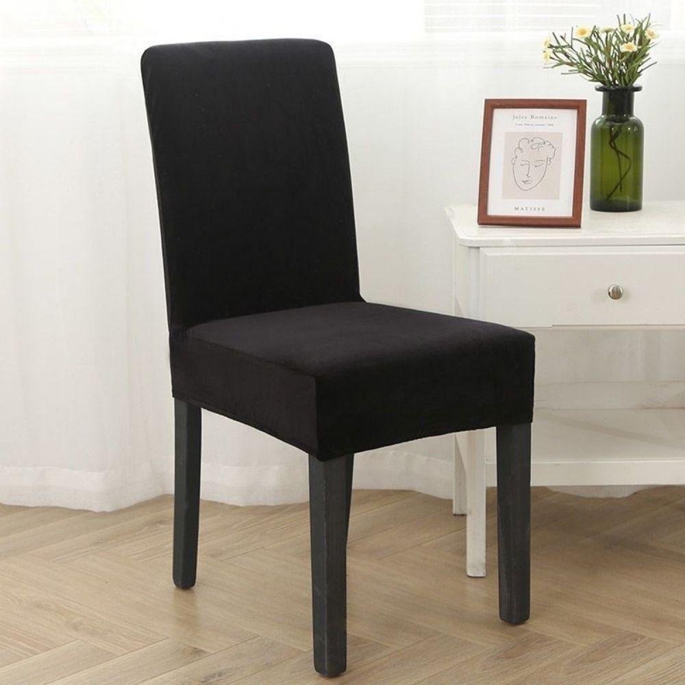 Thickened Plush Chair Cover Dust-Proof Chair Protector Universal Full Wrap Stool Cover Restaurant