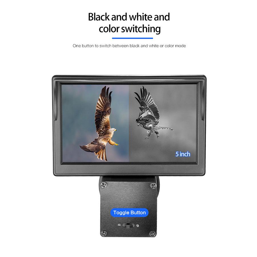 FIRE WOLF 5,0-дюймовый дисплей Siamese ночное видение HD 1080P осциллограф камера инфракрасный осветитель прицел для винтовки оптическая система для охоты