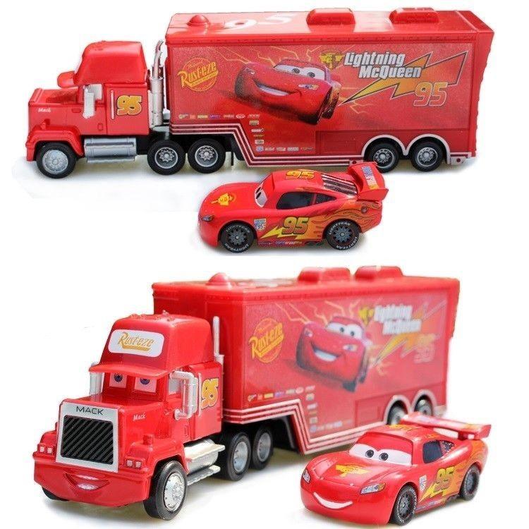 Disney Pixar Car No.95 Mack Racer's Truck Mcqueen 155 Model Kid Toys High-quality Craftsmanship