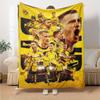 BVB Dortmund Football Team Player Collage Print Fleece Blanket Soft Warm Throw Blanket Sofa Couch Bed Home Decor For Soccer Fans