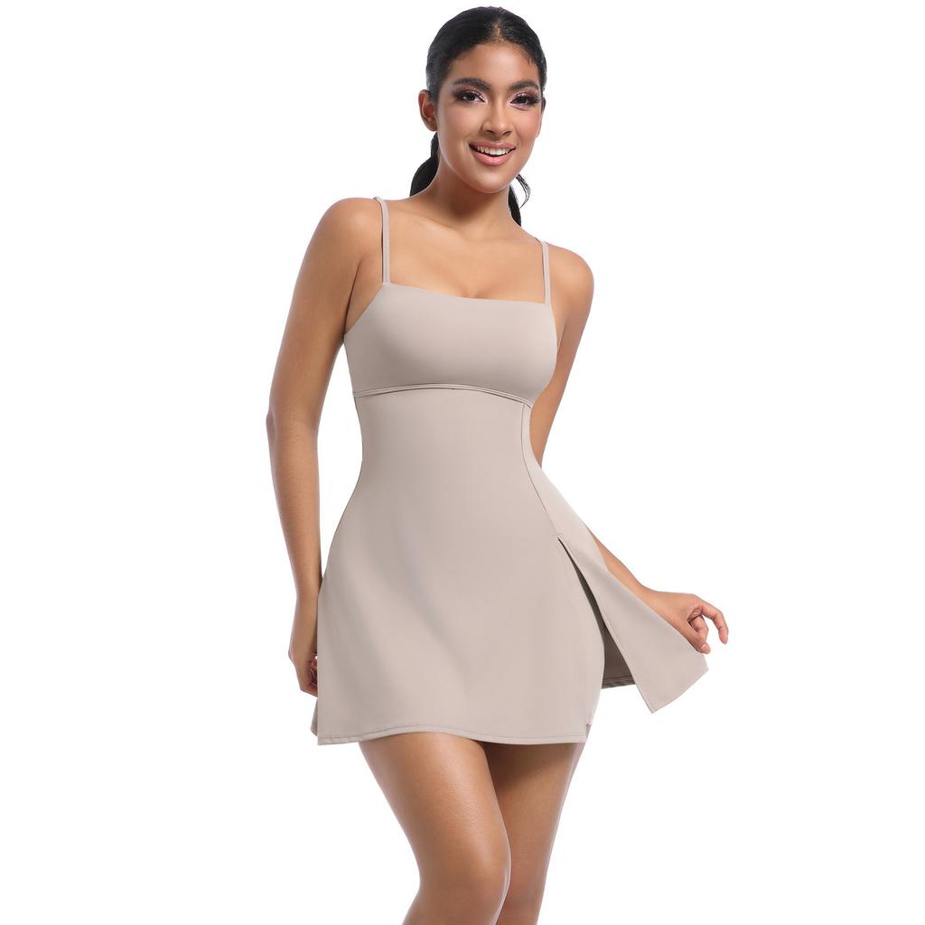 Женские высококачественные спортивные теннисные юбки, цельный спортивный костюм (Внутри шорты.) Подходит для бега/фитнеса/тенниса/тренировок/йоги/повседневного ношения