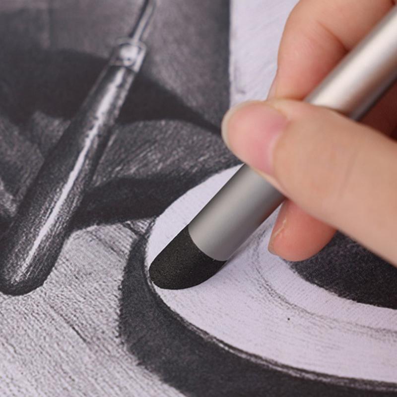 1/3 шт. Многоразовые блендеры для рисования, губка для смешивания, ручка, инструмент для смешивания пастели, для масляной живописи, моющаяся кисть для растушевки эскизов