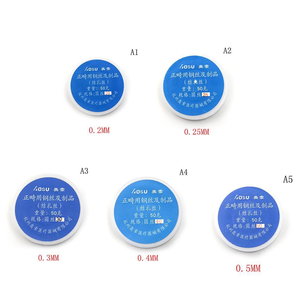 Стоматологическая проволока из нержавеющей стали 0,2-0,5 мм, ортодонтические инструменты