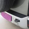 Black PVC Rear Trunk Outer Guard Plate Stickers For Land Rover Defender -23