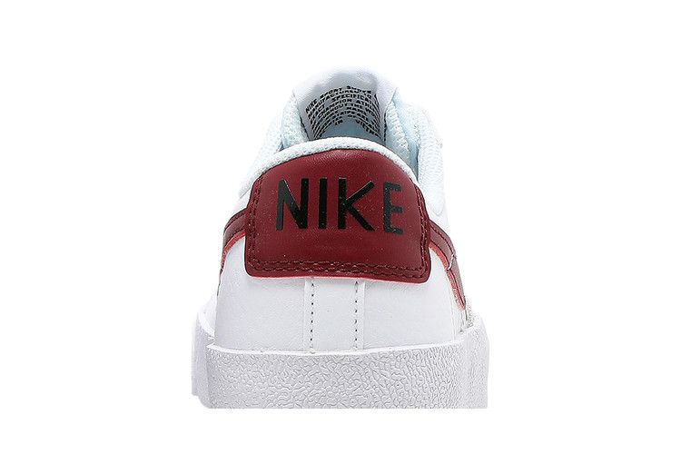 Kids' Sneakers Nike Blazer Low 77 White Team Red (GS) White/Team Red-White-Black