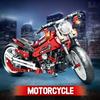 Городской Техно Мотоцикл Авто Модель Строительные Блоки Городской Спорт Быстрые Гонки Мотоцикл Модель Блоки Игрушка Для Детей Подарок