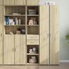 VidaXL Highboard Sonoma Oak 40x42.5x185 Cm Engineered Wood, Sideboard, Cupboard, Side Cabinet, Cabinet, 3281443