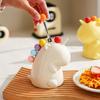 Unicorn Shaped Stainless Steel Fork Holder with 6 Colorful Forks Elegant , Practical High End Tableware for Home Decor,Perfect for Breakfast or Brunch