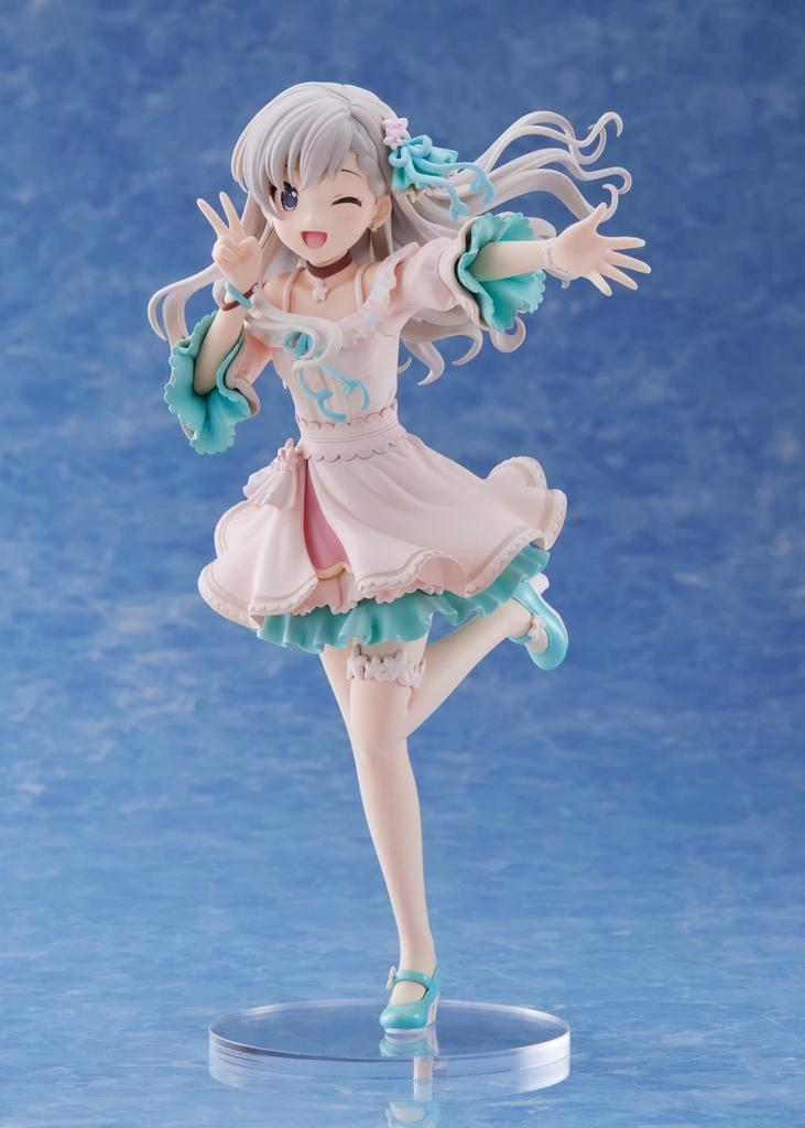PM Office A The Idolmaster Cinderella Girls Хаяте Хисакава Масштаб ПВХ Раскрашенная Полная Фигурка PF417 (СЛИВА) [Воскресенье О-Ку-Ри-Мо-Но!] + 1/7