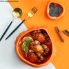 Crab Bowl Dinner Plate Ceramic Plate Dessert Bowls Hotel Restaurant Decorative Tableware Seasoning Dish Snack Bowls Salad Bowl