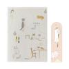 Midori Pocket Limited Cat with 22367006 January Diary, 2026, A6, Weekly, Edition, Design, Bookmark, (Starts 2026)