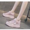 Специальные парусиновые папины кроссовки женские повседневные туфли круглый носок толстая подошва увеличивающие рост повседневные кроссовки