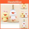 Adorable Plush Duck Keychain Soft Short Plush Duck Animal Keyring For Bags And Gifts