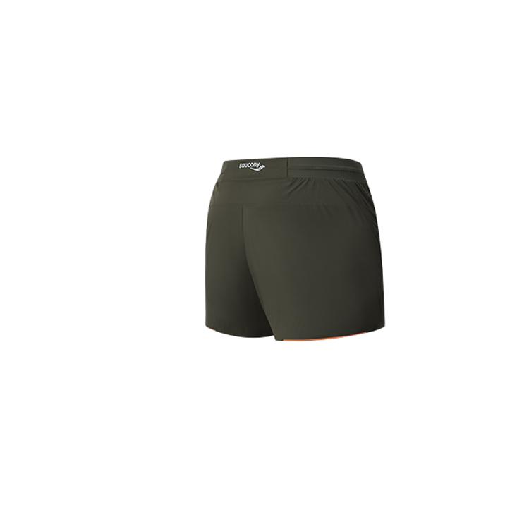 Saucony Casual Shorts Men's Withered Yellow Green SC2249031D-GE67