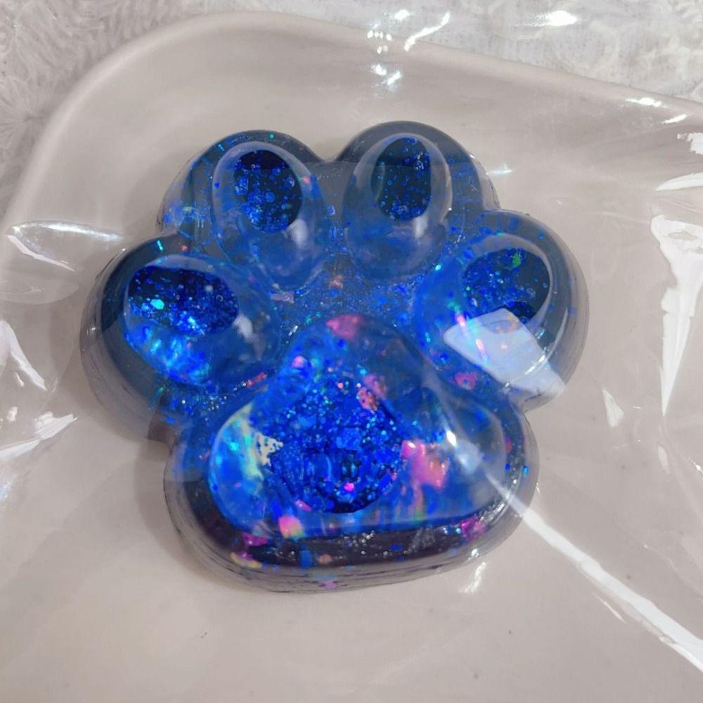 Dark Starry Sky Series Pinch Decompression Toy Sticky Decompressing Pinching Cat Paw