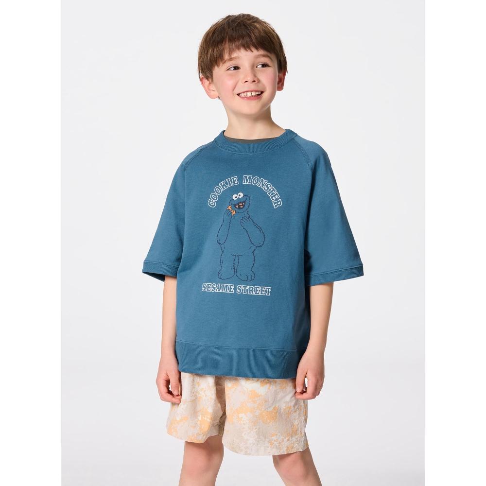 GU by Uniqlo Детский унисекс свитер T Sesame streET