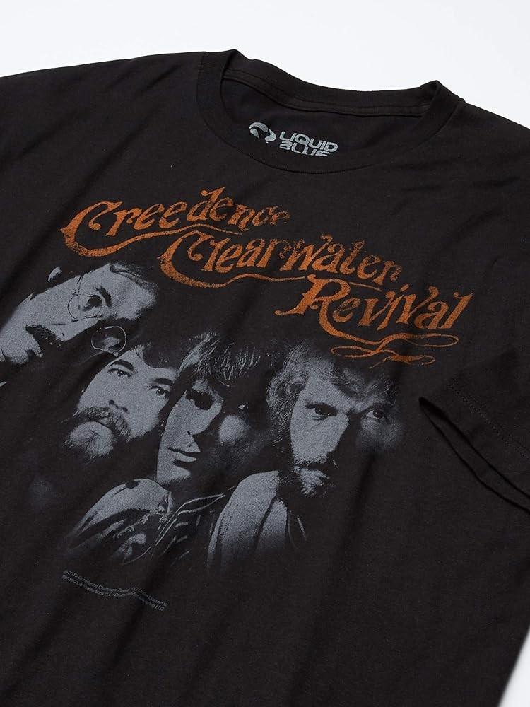 Ремейк футболки Creedence Clearwater Revival Pendulum Черная футболка NH26817 Унисекс футболка