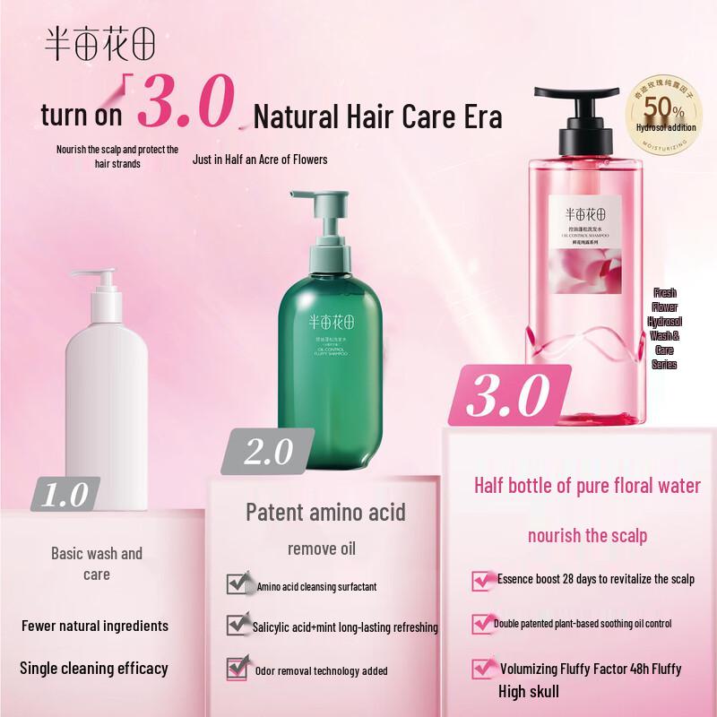 Ban Mu Hua Tian Fresh Flower Dew Hair & Body Care Series