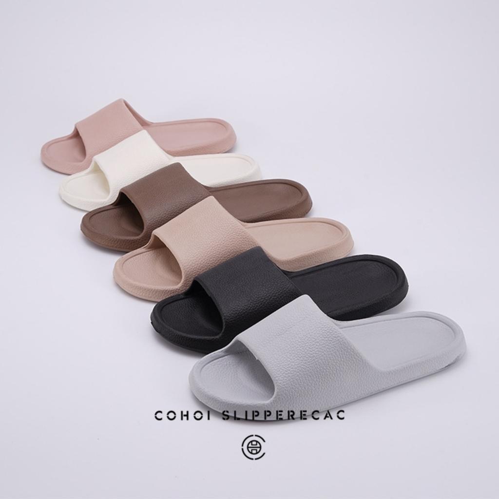 Шлепанцы-слайды из ЭВА на толстой подошве с нескользящей подошвой - Домашние тапочки для помещений/улицы, пляжные сандалии с амортизацией для комфорта, всесезонная повседневная обувь для дома