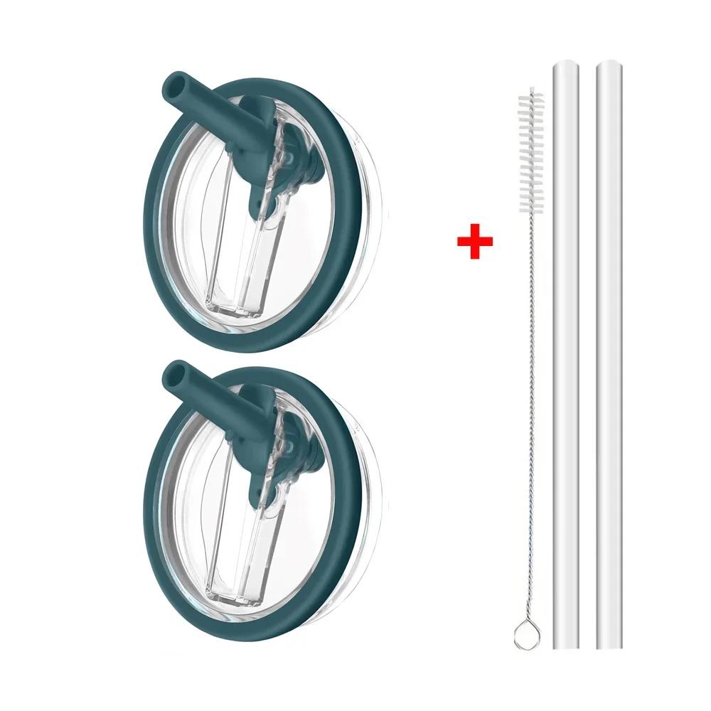 Крышка 40 унций для тамблера Stanley Flip Straw с защитой от протекания, сменная крышка для аксессуаров для стакана Stanley, крышка для соломинки