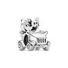 925 Silver   Mickey Mom Minnie Clip Stitch Charms Bead Fit Bracelets DIY Women Jewelry