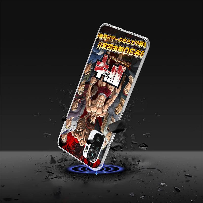 Чехол для телефона Original Anime Baki the Grappler для Xiaomi Redmi Note 15 14 13 12S 12 11 Pro Plus 14S 11S 11E 10 10S 11T 5G Персональный