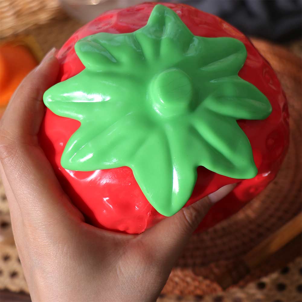 Fruit Ball Strawberry Slow Rebound Toy Slow Rebound Fruit Squeeze Toy Kids Gift