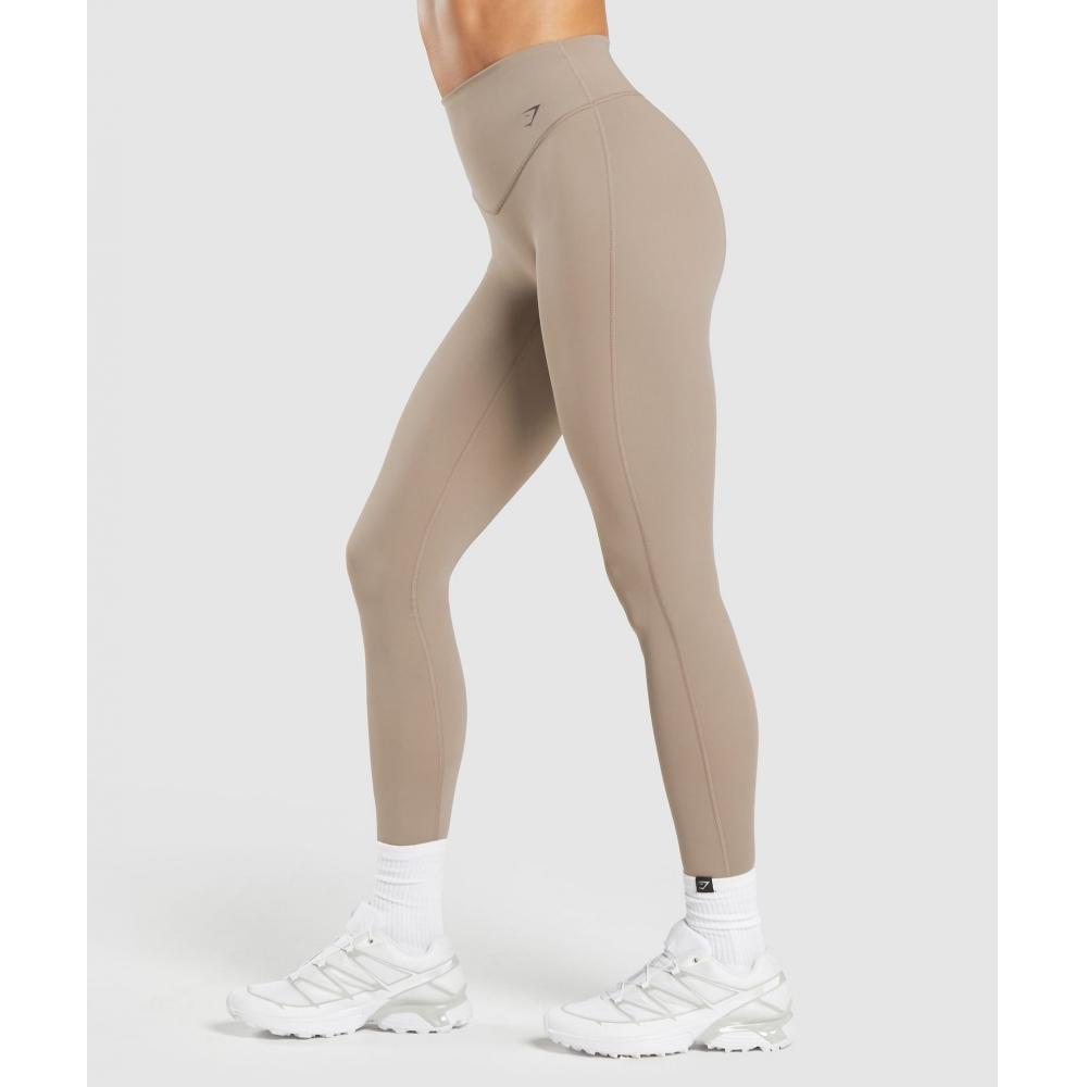 Gymshark Леггинсы Elevate 2.0 Lifestyle коричневые B1c8v Nc0s