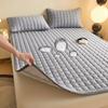 Waterproof Mattress Mat with Elastic Quilted Bed Sheet Soft Skin-friendly Bedsheet Mattress Protector Mat No Pillowcase